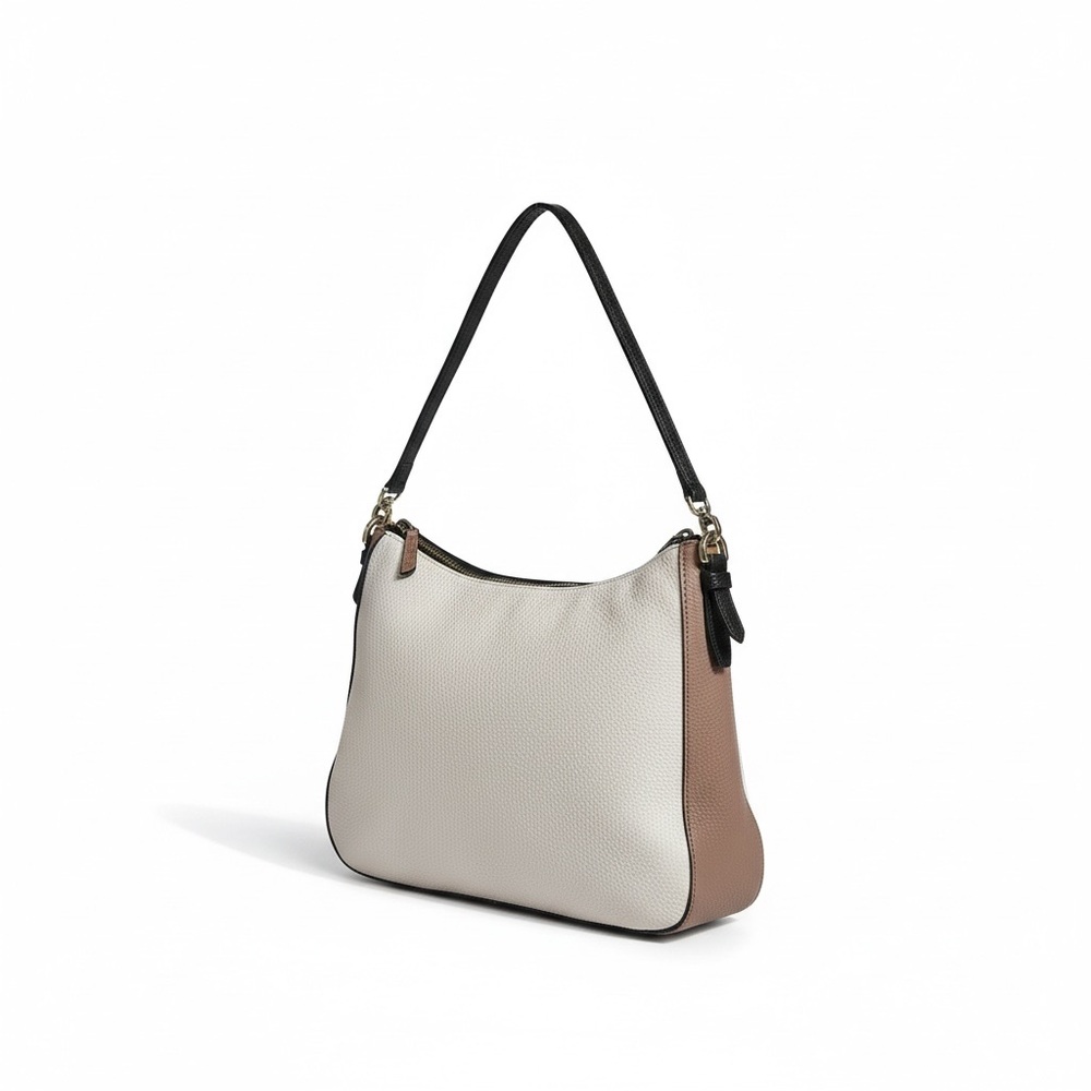Kate Spade Blush & Cream Pebbled Leather Shoulder Bag | Colorblock | Crossbody - Picture 14 of 14